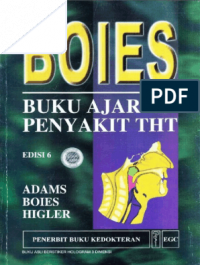 Boies:Buku Ajar Penyakit Tht