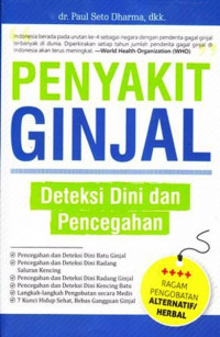 Penyakit ginjal : deteksi dini dan pencegahan