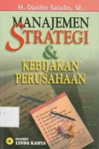 MANAJEMEN STRATEGI & KEBIJAKAN PERUSAHAAN