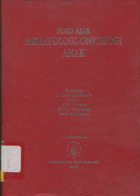 Buku Ajar : Hematologi-Onkologi Anak